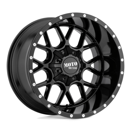 22x10 moto metal mo986 siege gloss black wheel 6x5.5 bolt pattern 18mm offset