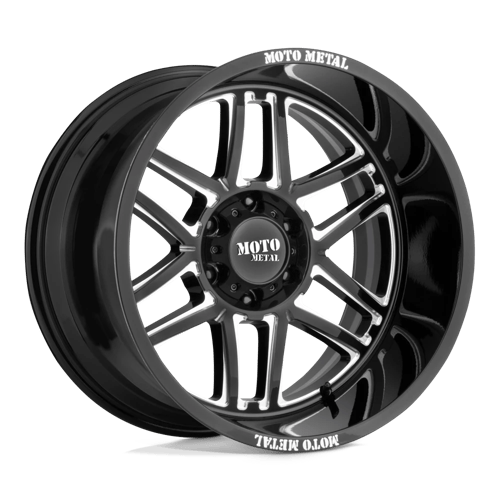20x12 moto metal mo992 folsom gloss black milled wheel 6x5.5 bolt pattern 44mm offset