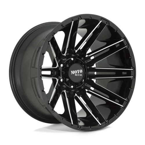 20x10 moto metal mo998 kraken gloss black milled wheel 6x5.5 bolt pattern 18mm offset