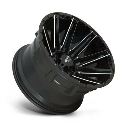 20x9 moto metal mo998 kraken gloss black milled wheel 6x5.5 bolt pattern 0mm offset