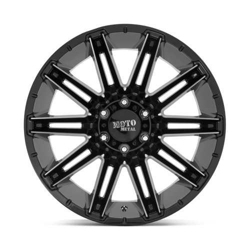 20x9 moto metal mo998 kraken gloss black milled wheel 6x5.5 bolt pattern 0mm offset