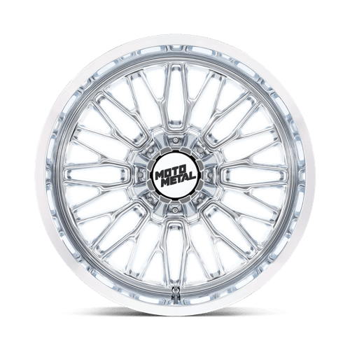 22x12 moto metal mo809 stinger chrome wheel 6x5.5 bolt pattern 44mm offset