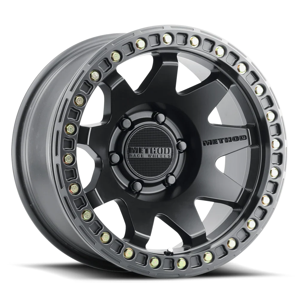 17x9 method race wheels mr108 black wheel 6x5.5 bolt pattern 44mm offset