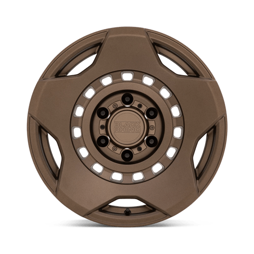 17x9 black rhino hard alloys mze muzzle matte bronze wheel 6x5.5 bolt pattern 0mm offset