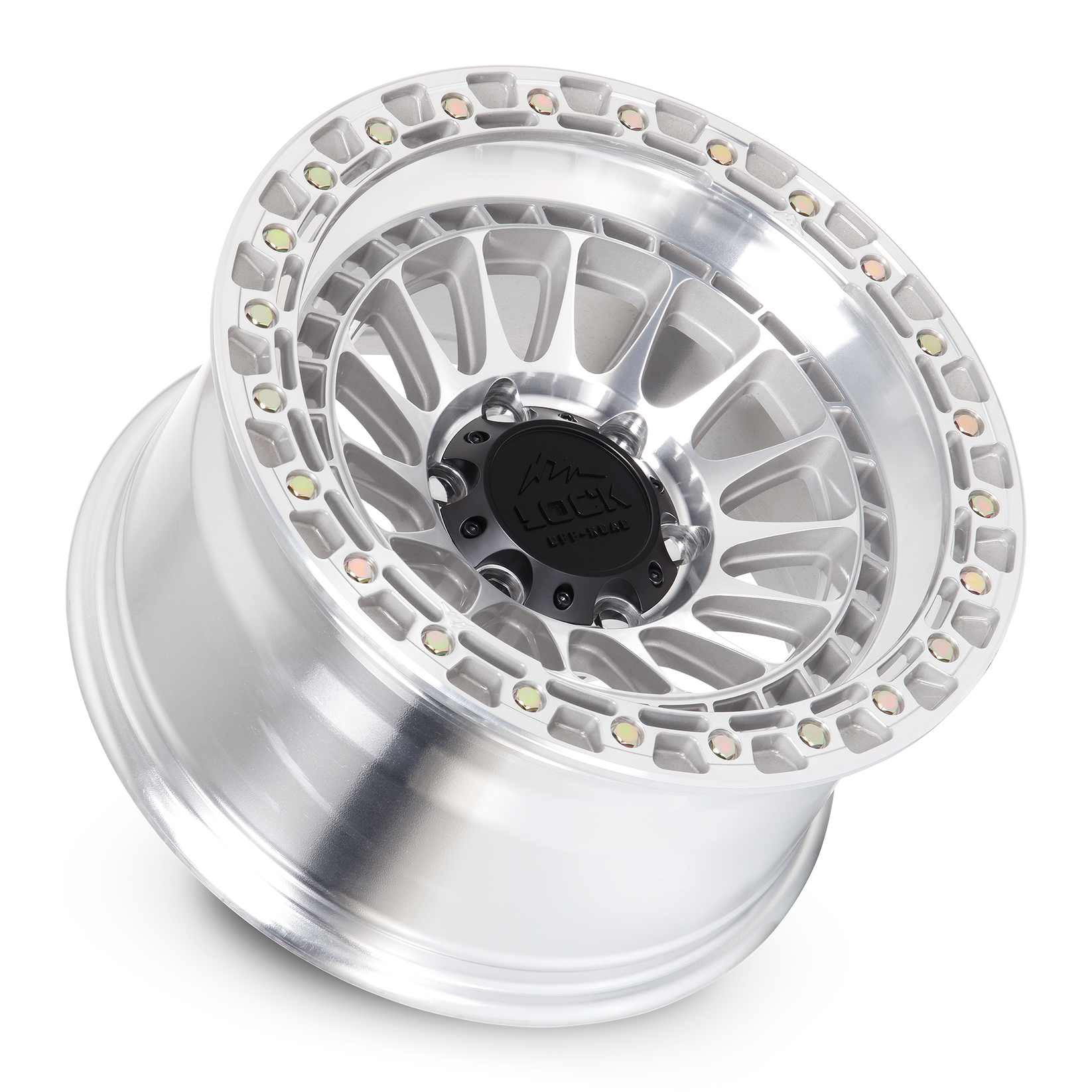 20x9 lock off-road mojave machined clear coat wheel 6x5.5 bolt pattern 0mm offset