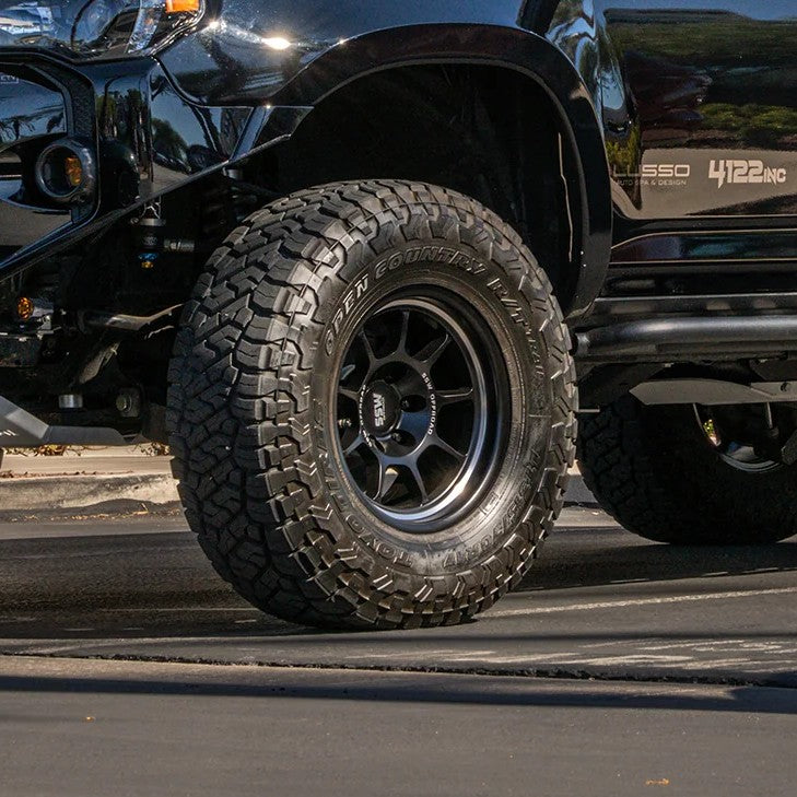 17x9 SSW Offroad Nova Matte Black Wheel 6x5.5 Bolt Pattern -25 mm Offset