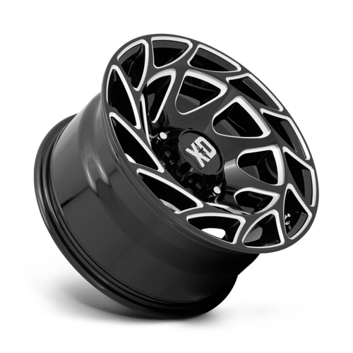 20x10 xd wheels xd860 onslaught gloss black milled wheel 6x5.5 bolt pattern 18mm offset