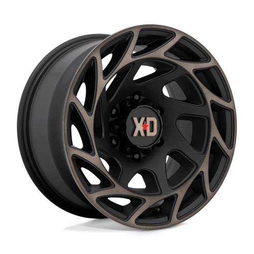 20x9 xd wheels xd860 onslaught satin black w bronze tint wheel 6x5.5 bolt pattern 0mm offset
