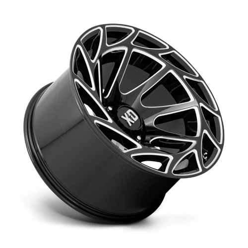 22x12 xd wheels xd860 onslaught gloss black milled wheel 6x5.5 bolt pattern 44mm offset