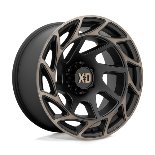 20x10 xd wheels xd860 onslaught satin black w bronze tint wheel 6x5.5 bolt pattern 18mm offset
