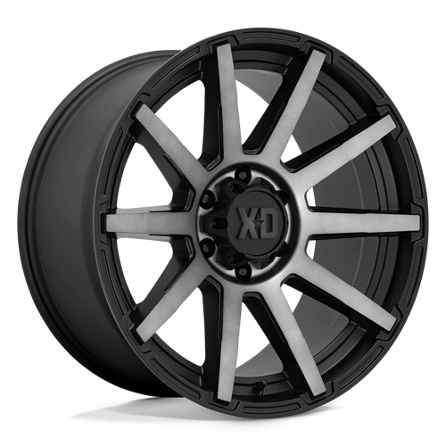 17x9 xd wheels xd847 outbreak satin black w gray tint wheel 6x5.5 bolt pattern 30mm offset