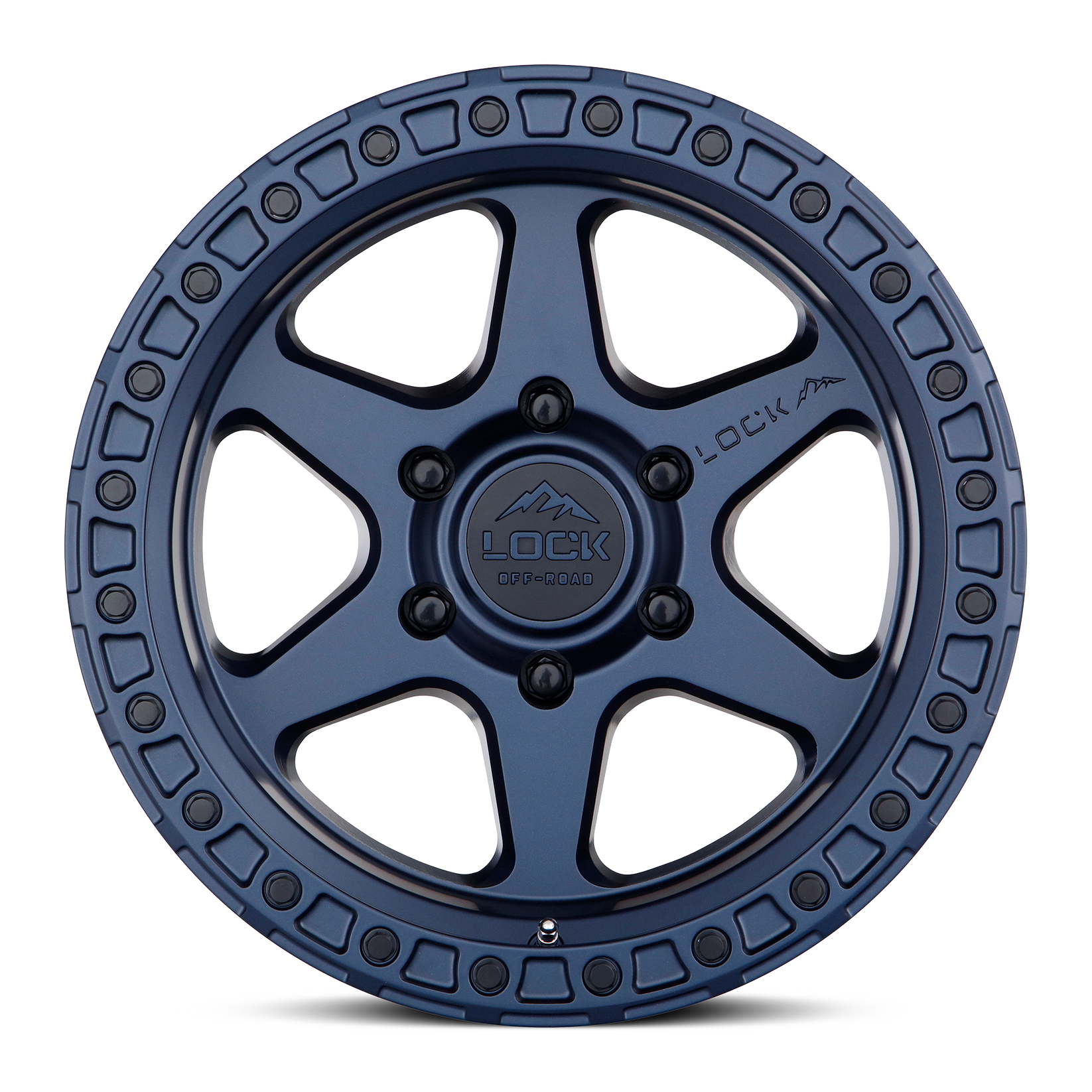 20x10 lock off-road olympus matte blue wheel 6x5.5 bolt pattern 24mm offset