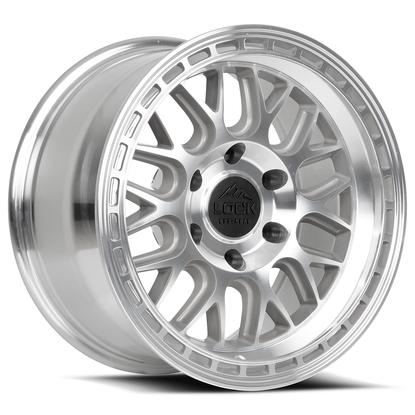 17x9 lock off-road onyx machined clear coat wheel 6x5.5 bolt pattern 12mm offset