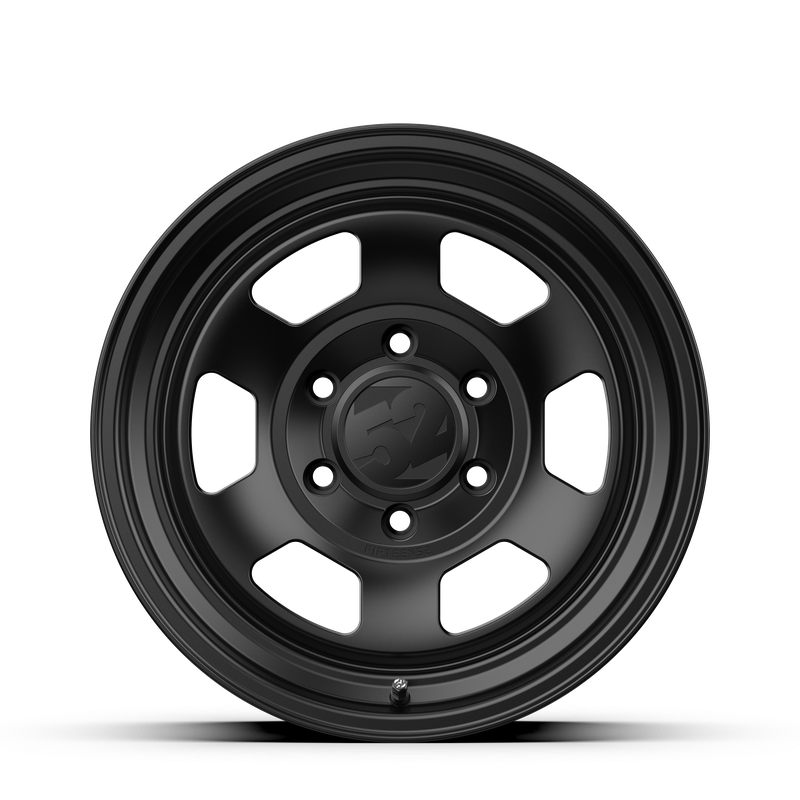 17x8.5 Fifteen 52 Patrol HD Satin Black Wheel 6x5.5 Bolt Pattern 0mm Offset