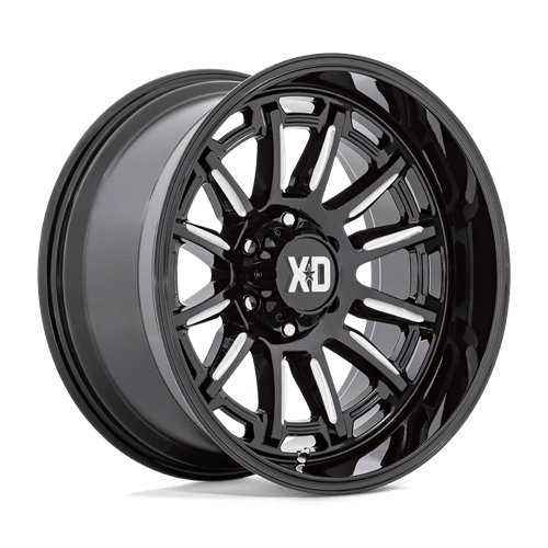 20x9 xd wheels xd865 phoenix gloss black milled wheel 6x5.5 bolt pattern 18mm offset