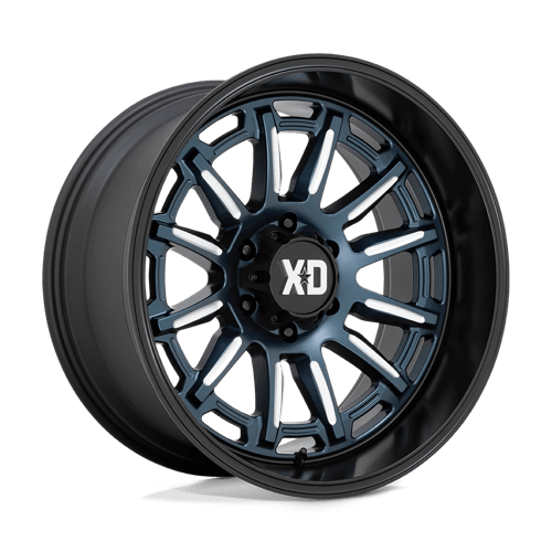 20x10 xd wheels xd865 phoenix metallic blue milled w blk lp wheel 6x5.5 bolt pattern 18mm offset