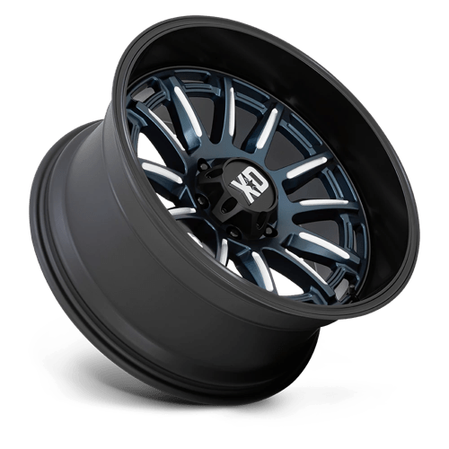 20x10 xd wheels xd865 phoenix metallic blue milled w blk lp wheel 6x5.5 bolt pattern 18mm offset