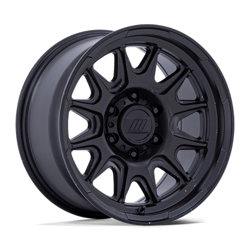 17x8 5 pro comp alloys pa200 pulse matte black wheel 6x5.5 bolt pattern 0mm offset