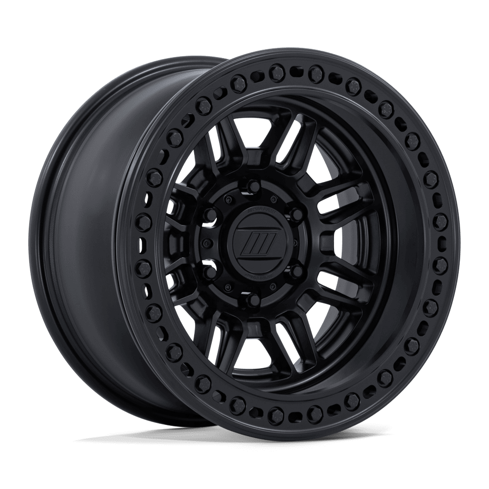 17x9 Pro Comp PA208 Equalizer Beadlock Black Wheel 6x5.5 Bolt Pattern -12 Offset