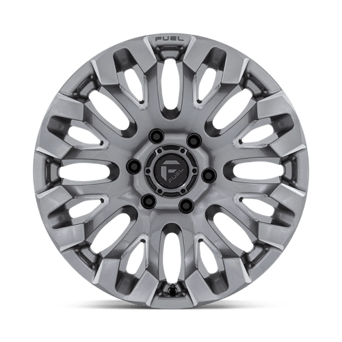 18x9 fuel off-road d830 quake platinum wheel 6x5.5 bolt pattern 1mm offset