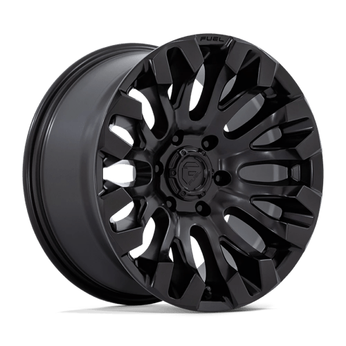18x9 fuel off-road d831 quake blackout wheel 6x5.5 bolt pattern 1mm offset