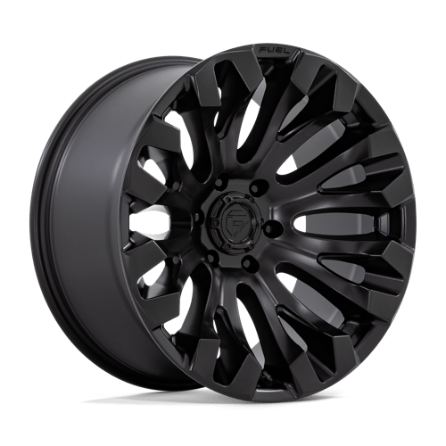 20x10 fuel off-road d831 quake blackout wheel 6x5.5 bolt pattern 18mm offset