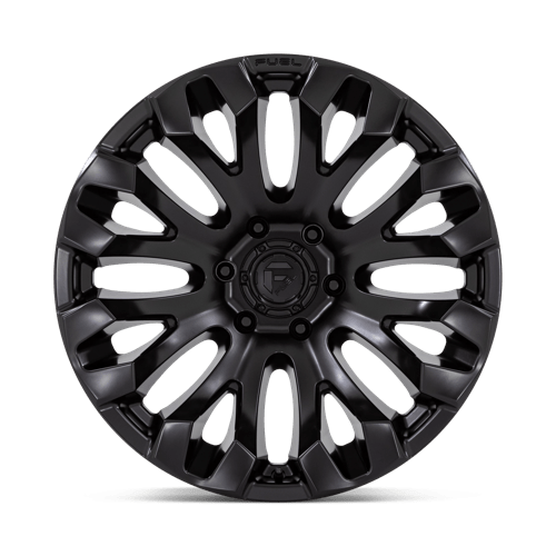 20x10 fuel off-road d831 quake blackout wheel 6x5.5 bolt pattern 18mm offset