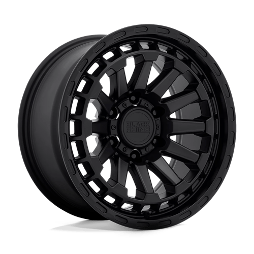 18x9 5 black rhino hard alloys rad raid matte black wheel 6x5.5 bolt pattern 18mm offset