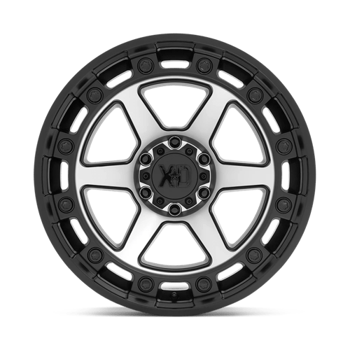 17x9 xd wheels xd862 raid satin black machined wheel 6x5.5 bolt pattern 0mm offset