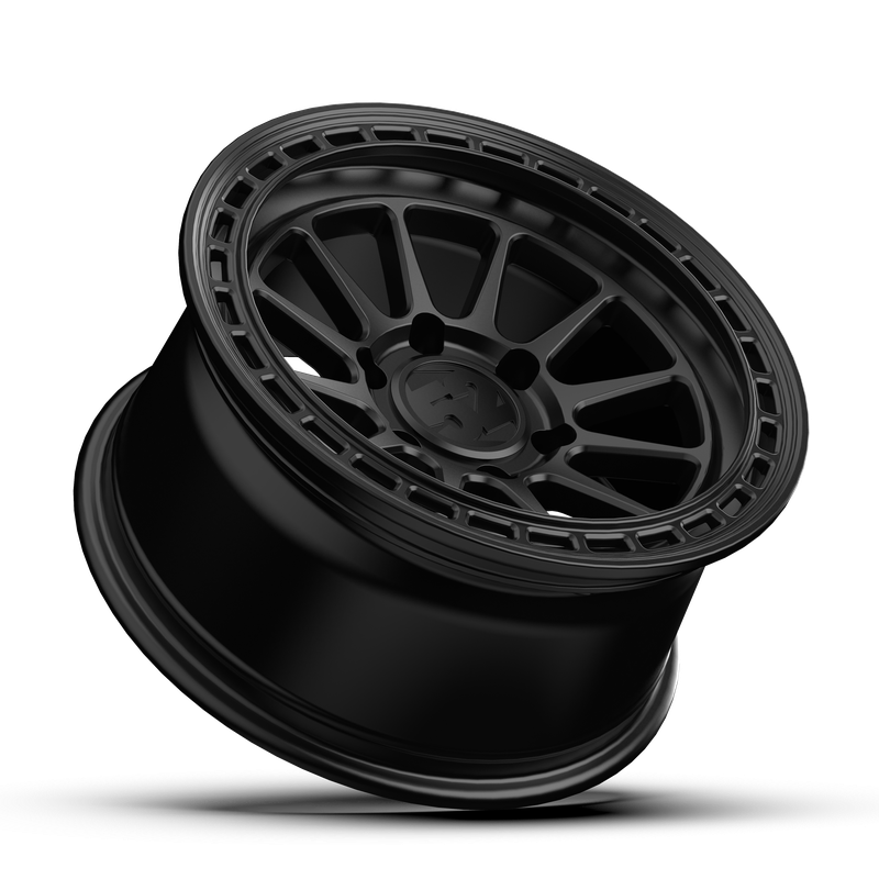 17x8.5 Fifteen 52 Range HD Satin Black Wheel 6x5.5 Bolt Pattern 0mm Offset