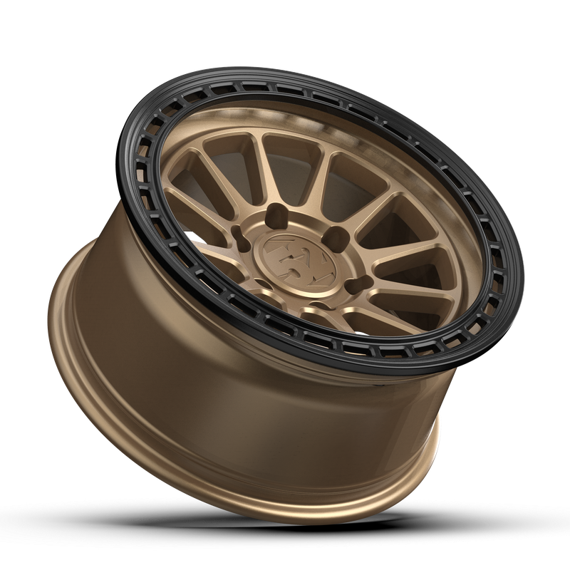 17x8.5 Fifteen 52 Range HD Matte Bronze Wheel 6x5.5 Bolt Pattern 0mm Offset