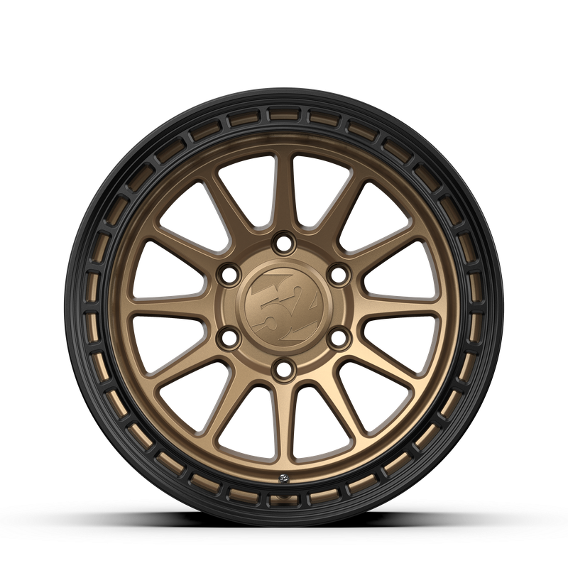 17x8.5 Fifteen 52 Range HD Matte Bronze Wheel 6x5.5 Bolt Pattern 0mm Offset