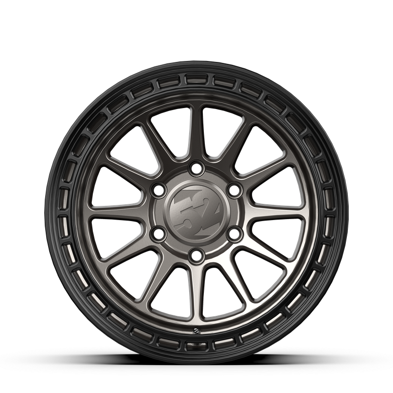 17x8.5 Fifteen 52 Range HD Magnesium Gray Wheel 6x5.5 Bolt Pattern 0mm Offset