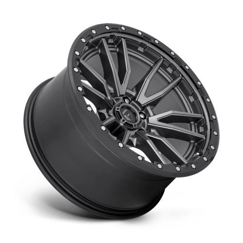 20x10 fuel off-road d680 rebel matte gunmetal black bead ring wheel 6x5.5 bolt pattern 18mm offset