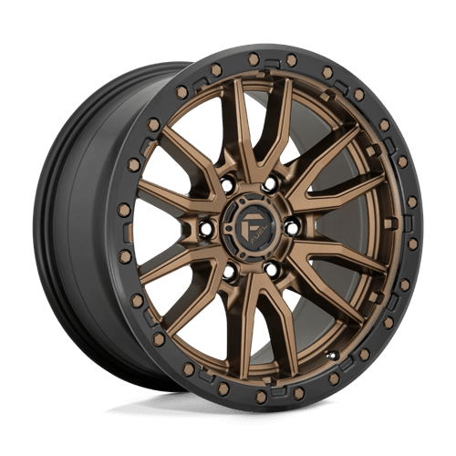20x9 fuel off-road d681 rebel matte bronze black bead ring wheel 6x5.5 bolt pattern 1mm offset