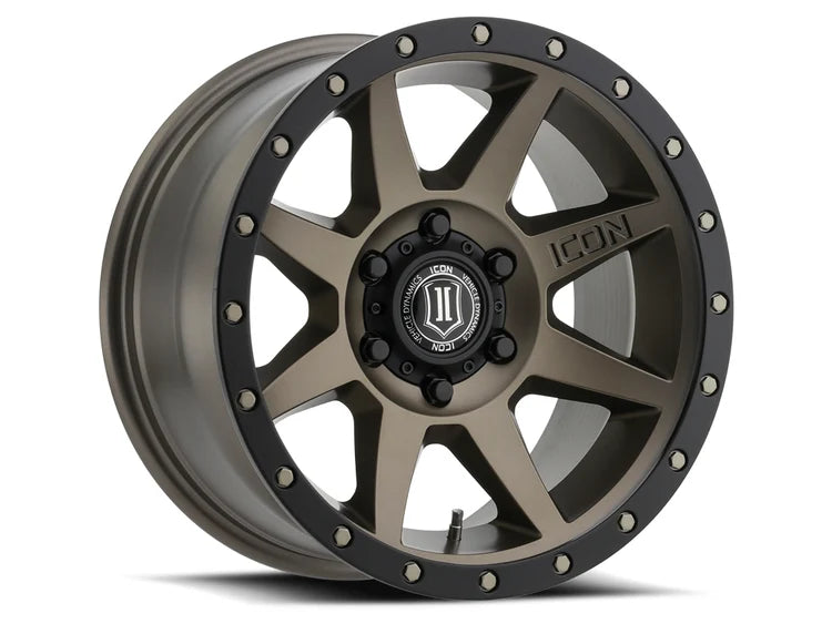 20x9 Icon Alloys Rebound Bronze Wheel 6x5.5 Bolt Pattern 0mm Offset