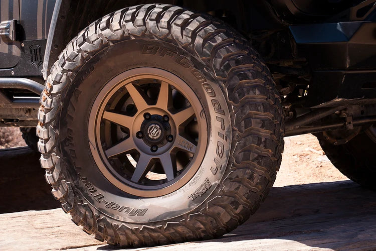 17x8.5 Icon Alloys Rebound Pro Bronze Wheel 6x5.5 Bolt Pattern 0mm Offset