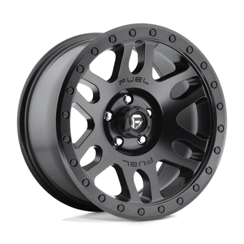 20x9 fuel off-road d584 recoil matte black wheel 6x5.5 bolt pattern 1mm offset