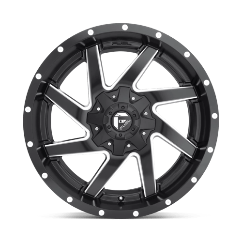 20x10 fuel off-road d594 renegade matte black milled wheel 6x5.5 bolt pattern 18mm offset