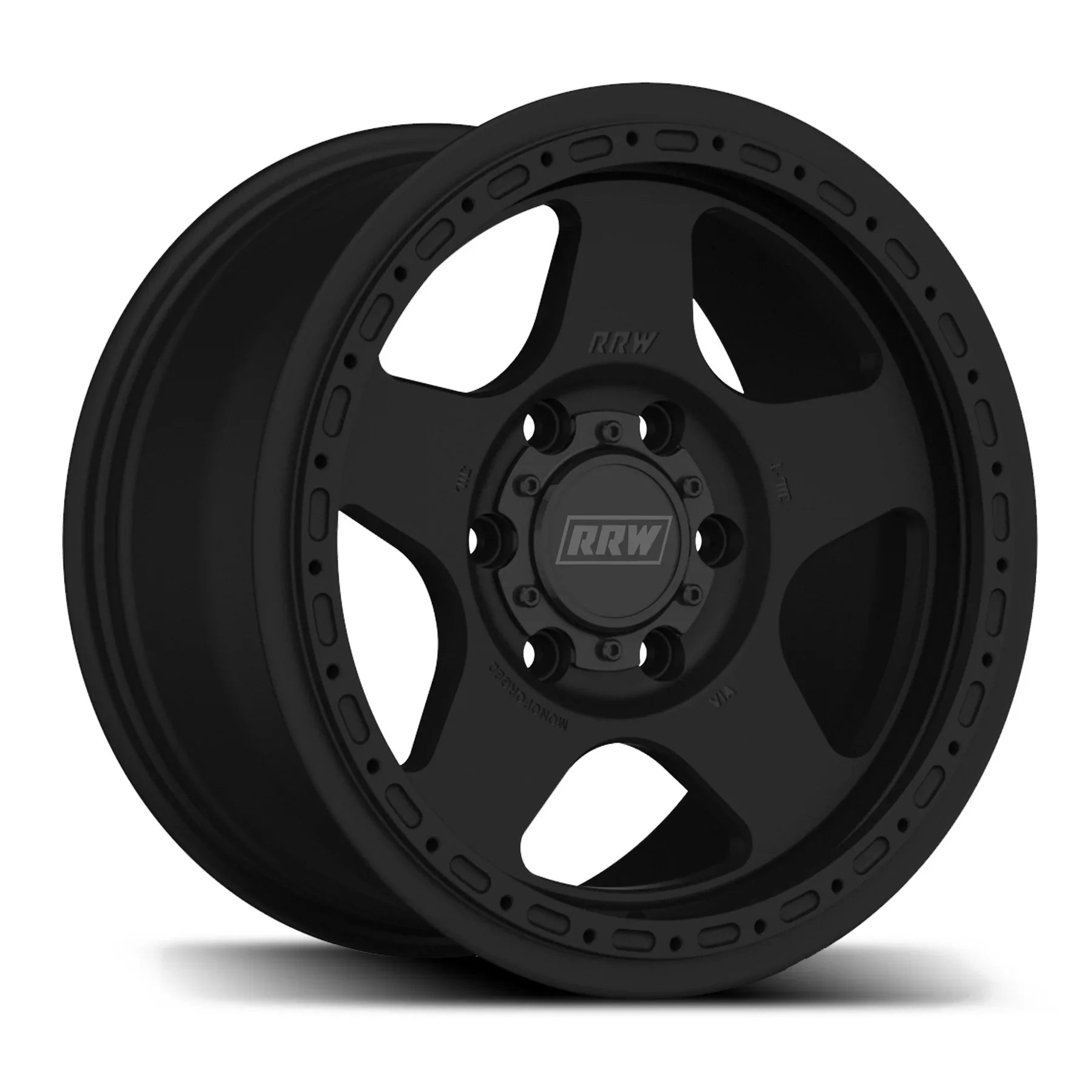 17x8.5 RRW RG4-H Forged Hybrid Matte Black Wheel 6x5.5 Bolt Pattern 25mm Offset