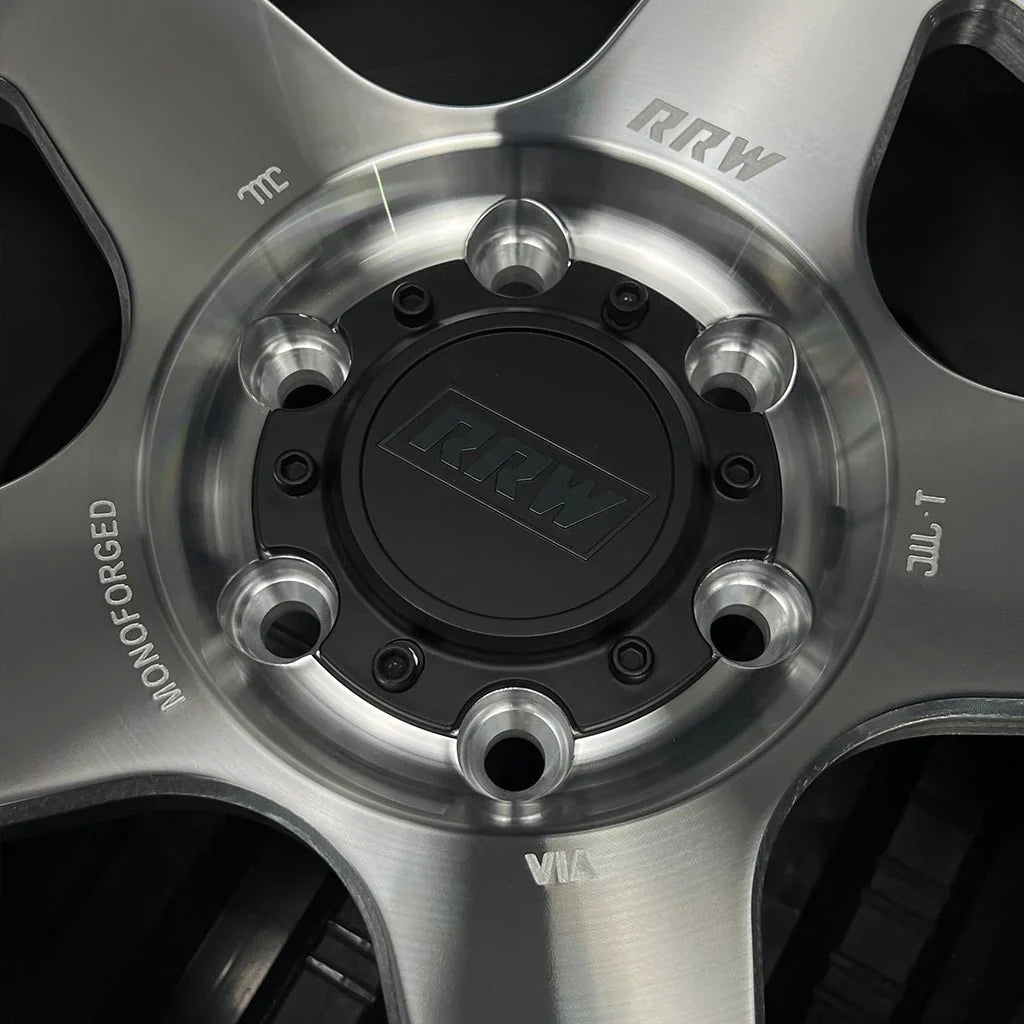 17x8.5 RRW RG4-H Forged Hybrid Brushed Wheel 6x5.5 Bolt Pattern -25mm Offset