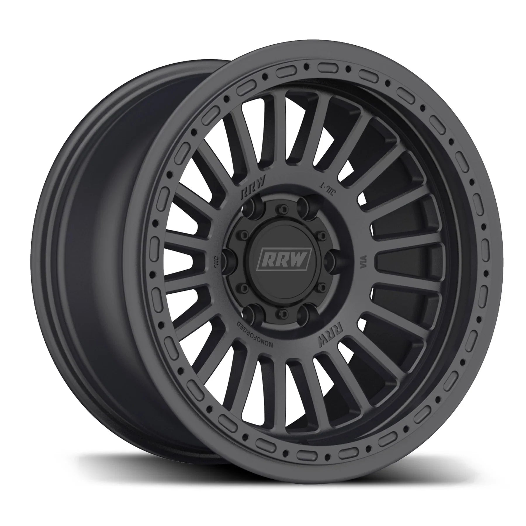 17x8 RRW RG6-H Forged Hybrid Matte Gunmetal Wheel 6x5.5 Bolt Pattern 18mm Offset