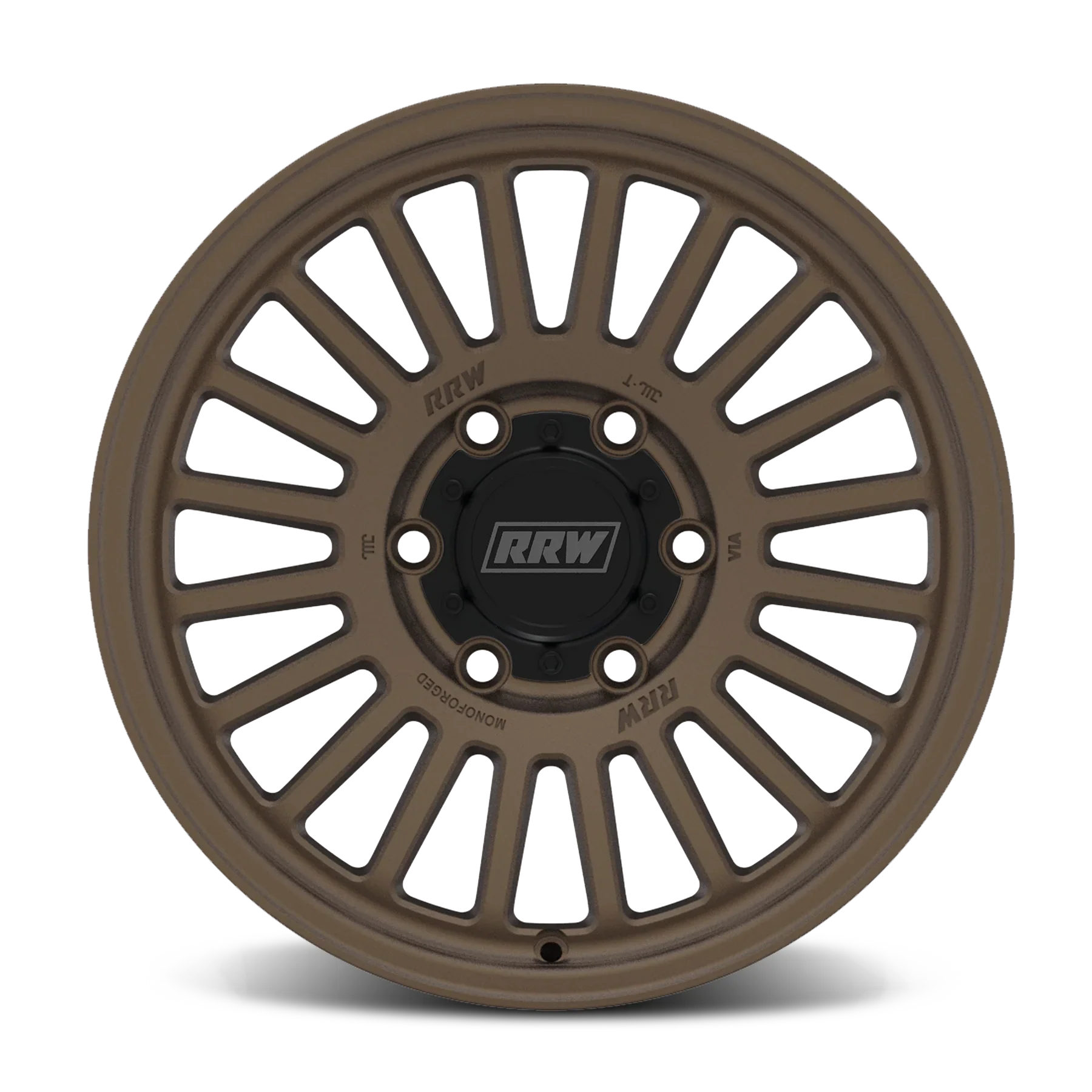 18x8.5 RRW RG6-S Forged Matte Bronze Wheel 6x5.5 Bolt Pattern 25mm Offset