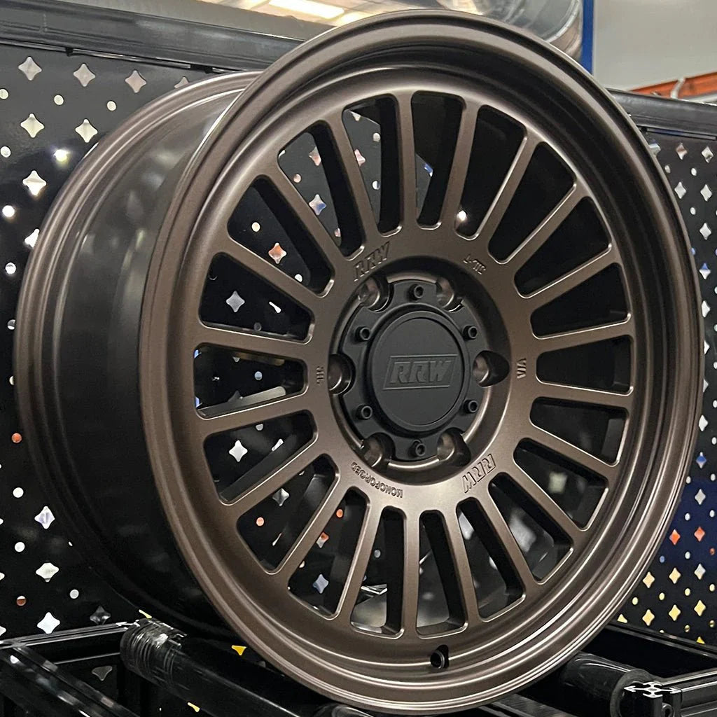 18x8.5 RRW RG6-S Forged Matte Bronze Wheel 6x5.5 Bolt Pattern 25mm Offset