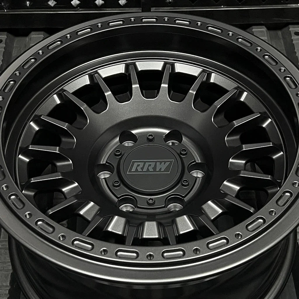 17x8.5 RRW RG7-H Forged Hybrid Matte Black Wheel 6x5.5 Bolt Pattern -12mm Offset