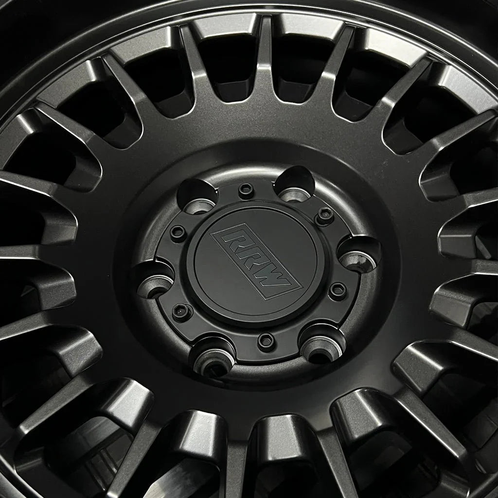 17x8.5 RRW RG7-H Forged Hybrid Matte Black Wheel 6x5.5 Bolt Pattern 25mm Offset