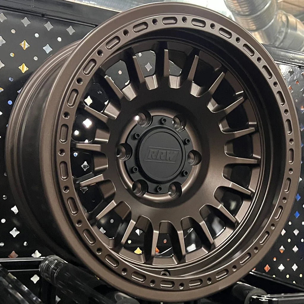17x8 RRW RG7-H Forged Hybrid Matte Bronze Wheel 6x5.5 Bolt Pattern 18mm Offset
