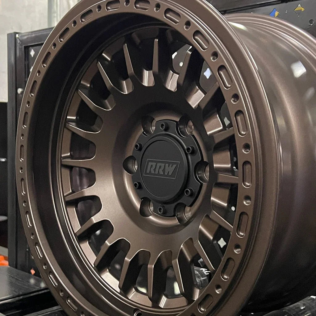 17x8 RRW RG7-H Forged Hybrid Matte Bronze Wheel 6x5.5 Bolt Pattern 18mm Offset