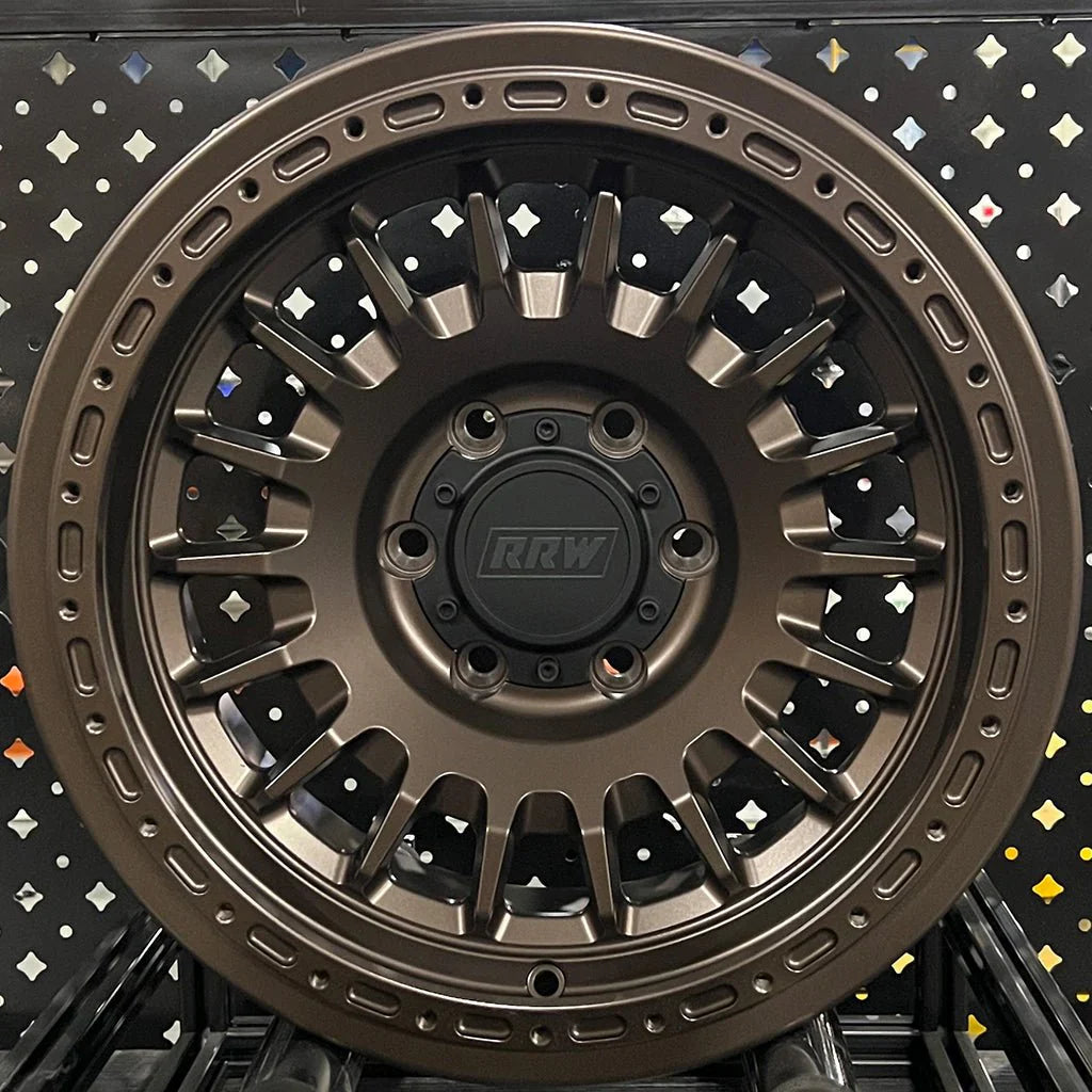 17x8 RRW RG7-H Forged Hybrid Matte Bronze Wheel 6x5.5 Bolt Pattern 18mm Offset