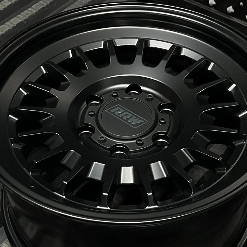 17x8.5 RRW RG7-S Forged Matte Black Wheel 6x5.5 Bolt Pattern 25mm Offset